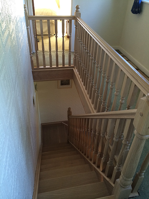 Hardwood Staircase